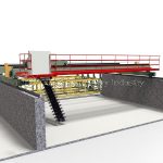 Double Screws Compost Turning Machine